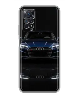 Чехол для Xiaomi Redmi Note 11 Pro с картинкой «Audi — ночное отражение»
