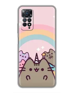 Чехол для Xiaomi Redmi Note 11 Pro с картинкой «Единорог Pusheen»