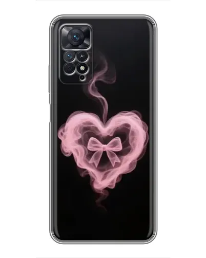 Чехол для Xiaomi Redmi Note 11 Pro с картинкой «Дымчатое сердце»
