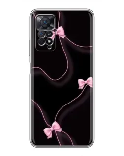 Чехол для Xiaomi Redmi Note 11 Pro с картинкой «Розовые ленты»