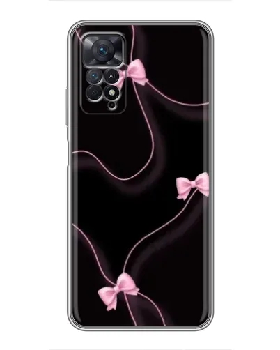 Чехол для Xiaomi Redmi Note 11 Pro с картинкой «Розовые ленты»