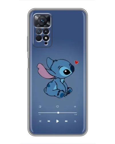Чехол для Xiaomi Redmi Note 11 Pro с картинкой «Музыкальный Stitch»