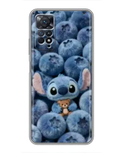 Чехол для Xiaomi Redmi Note 11 Pro с картинкой «Стич и голубика» Чехол для Xiaomi Redmi Note 11 Pro с картинкой «Стич и голубика»