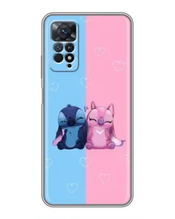 Чехол для Xiaomi Redmi Note 11 Pro с картинкой «Stitch и Angel Love» Чехол для Xiaomi Redmi Note 11 Pro с картинкой «Stitch и Angel Love»