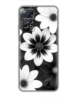Чохол для Xiaomi Redmi Note 11 Pro з картинкою «Монохромні айстри» Чохол для Xiaomi Redmi Note 11 Pro з картинкою «Монохромні айстри»