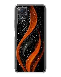 Чехол для Xiaomi Redmi Note 11 Pro с картинкой «Огненная звездная волна» Чехол для Xiaomi Redmi Note 11 Pro с картинкой «Огненная звездная волна»