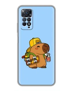 Чехол для Xiaomi Redmi Note 11 Pro с картинкой «Капибара на скейте» Чехол для Xiaomi Redmi Note 11 Pro с картинкой «Капибара на скейте»