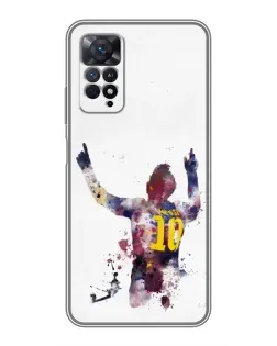 Чехол для Xiaomi Redmi Note 11 Pro с картинкой «Акварельный Месси Барселона» Чехол для Xiaomi Redmi Note 11 Pro с картинкой «Акварельный Месси Барселона»