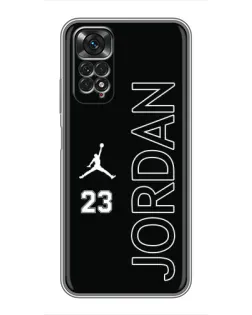 Чехол для Xiaomi Redmi Note 11 / 11s с картинкой «Jordan Vertical»