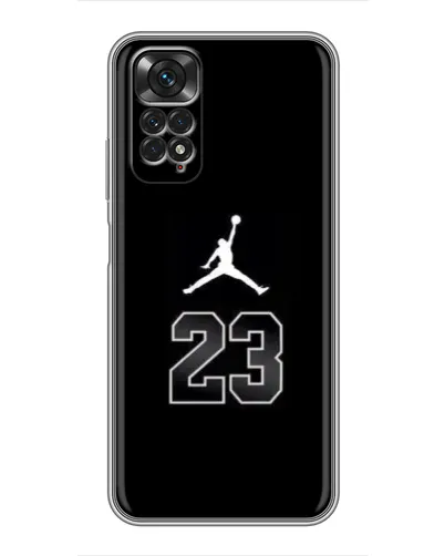 Чехол для Xiaomi Redmi Note 11 / 11s с картинкой «Jordan Flight 23»