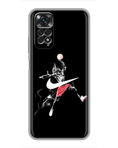 Чехол для Xiaomi Redmi Note 11 / 11s с картинкой «Jordan Jumpman»