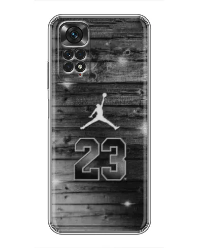 Чехол для Xiaomi Redmi Note 11 / 11s с картинкой «Jordan Carbon 23»