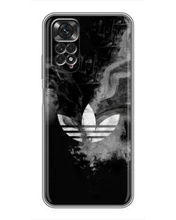 Чохол для Xiaomi Redmi Note 11 / 11s з картинкою «Абстрактний дим Adidas»