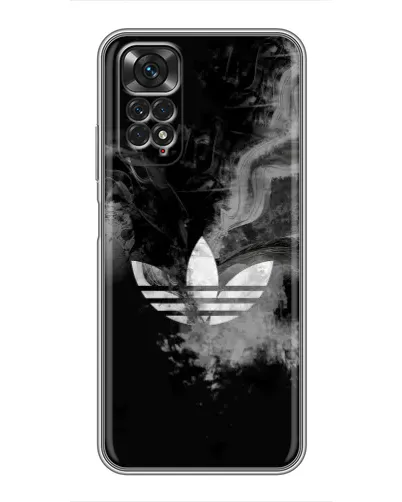 Чохол для Xiaomi Redmi Note 11 / 11s з картинкою «Абстрактний дим Adidas»