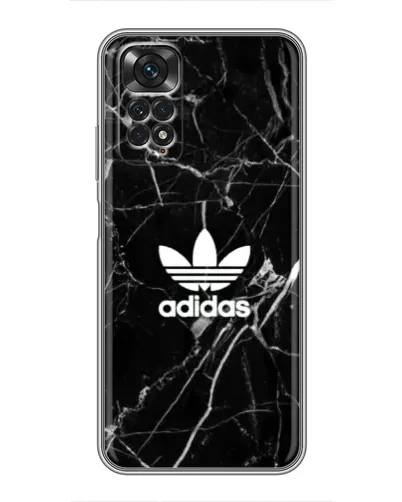Чохол для Xiaomi Redmi Note 11 / 11s з картинкою «Білий мармур Adidas»