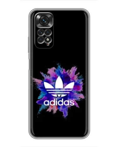Чохол для Xiaomi Redmi Note 11 / 11s з картинкою «Вибух фарб Adidas»