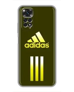 Чохол для Xiaomi Redmi Note 11 / 11s з картинкою «Оливковий градієнт Adidas»