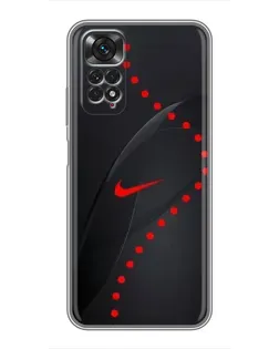 Чохол для Xiaomi Redmi Note 11 / 11s з картинкою «Абстрактний дизайн Nike»