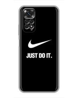 Чохол для Xiaomi Redmi Note 11 / 11s з картинкою «Класичний принт Nike»