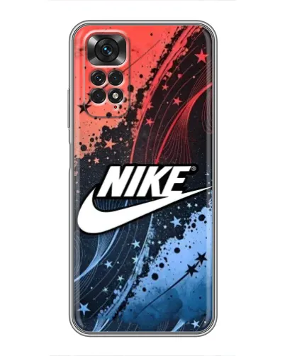 Чохол для Xiaomi Redmi Note 11 / 11s з картинкою «Градієнтний принт Найк» Чохол для Xiaomi Redmi Note 11 / 11s з картинкою «Градієнтний принт Найк»