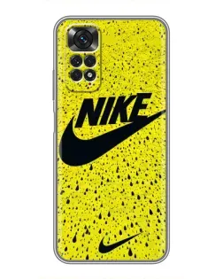 Чохол для Xiaomi Redmi Note 11 / 11s з картинкою «Жовтий текстурний Nike»