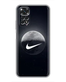 Чехол для Xiaomi Redmi Note 11 / 11s с картинкой «Nike в стиле граффити»
