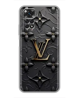 Чохол для Xiaomi Redmi Note 11 / 11s з картинкою «Шкіряна текстура LV»