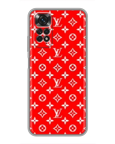 Чохол для Xiaomi Redmi Note 11 / 11s з картинкою «Яскравий паттерн LV»