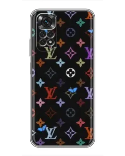 Чохол для Xiaomi Redmi Note 11 / 11s з картинкою «Кольорова монограма LV»