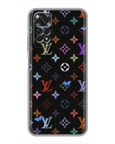 Чохол для Xiaomi Redmi Note 11 / 11s з картинкою «Кольорова монограма LV»