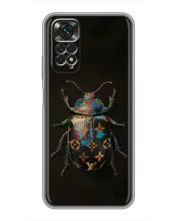 Чохол для Xiaomi Redmi Note 11 / 11s з картинкою «LV — мармуровий принт»