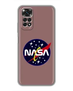 Чохол для Xiaomi Redmi Note 11 / 11s з картинкою «NASA — ретро космос»
