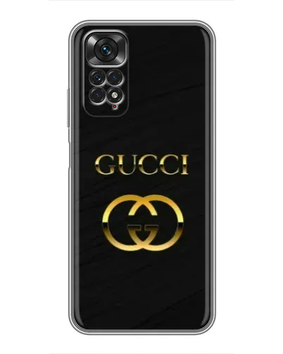 Чохол для Xiaomi Redmi Note 11 / 11s з картинкою «Золотий логотип Gucci»