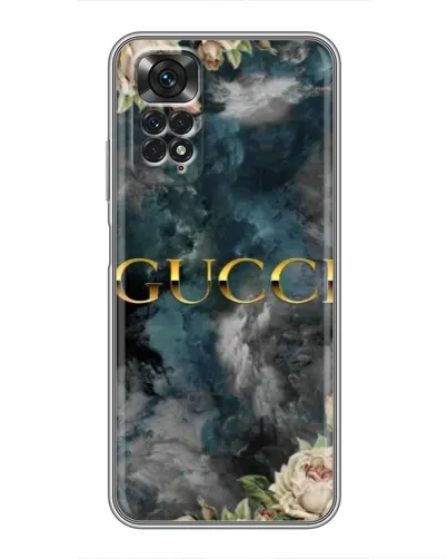 Чохол для Xiaomi Redmi Note 11 / 11s з картинкою «Абстрактні квіти Gucci»
