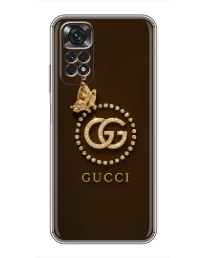 Чохол для Xiaomi Redmi Note 11 / 11s з картинкою «Gucci — золотий метелик»