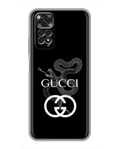 Чохол для Xiaomi Redmi Note 11 / 11s з картинкою «Gucci — срібна змія»