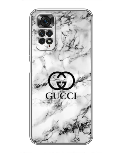Чохол для Xiaomi Redmi Note 11 / 11s з картинкою «Gucci — мармуровий шик»