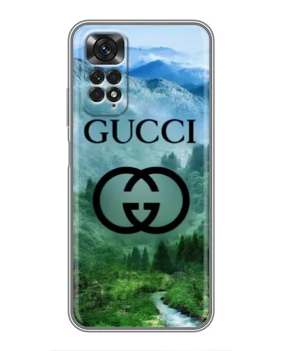 Чохол для Xiaomi Redmi Note 11 / 11s з картинкою «Gucci — гірський пейзаж»