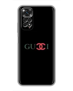 Чохол для Xiaomi Redmi Note 11 / 11s з картинкою «Gucci — червоний градієнт»