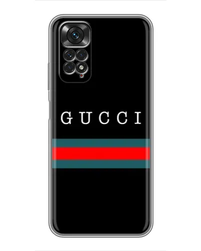 Чохол для Xiaomi Redmi Note 11 / 11s з картинкою «Gucci — червоний пояс»