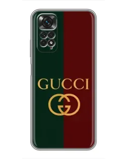 Чохол для Xiaomi Redmi Note 11 / 11s з картинкою «Gucci — темно-зелений градієнт»