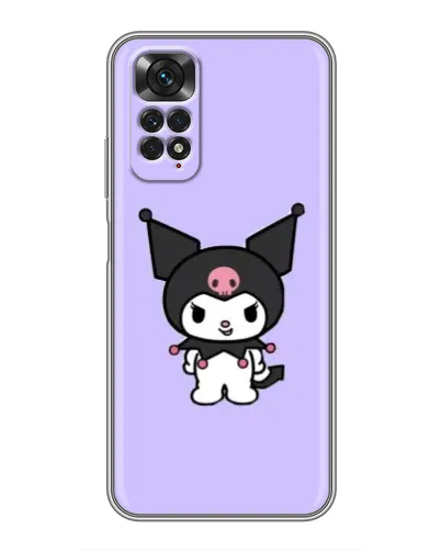 Чехол для Xiaomi Redmi Note 11 / 11s с картинкой «Kuromi — нежный фиолетовый»