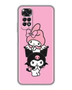 Чехол для Xiaomi Redmi Note 11 / 11s с картинкой «My Melody и Kuromi» Чехол для Xiaomi Redmi Note 11 / 11s с картинкой «My Melody и Kuromi»