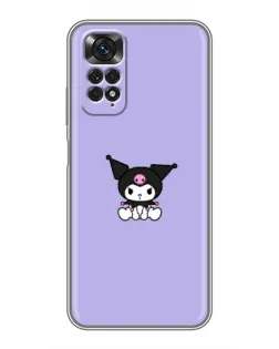 Чехол для Xiaomi Redmi Note 11 / 11s с картинкой «Kuromi — фиолетовый минимализм» Чехол для Xiaomi Redmi Note 11 / 11s с картинкой «Kuromi — фиолетовый минимализм»