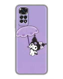 Чехол для Xiaomi Redmi Note 11 / 11s с картинкой «Kuromi с зонтиком» Чехол для Xiaomi Redmi Note 11 / 11s с картинкой «Kuromi с зонтиком»
