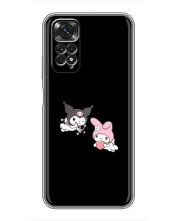 Чехол для Xiaomi Redmi Note 11 / 11s с картинкой «My Melody и Kuromi» Чехол для Xiaomi Redmi Note 11 / 11s с картинкой «My Melody и Kuromi»