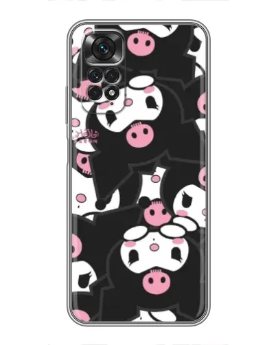 Чехол для Xiaomi Redmi Note 11 / 11s с картинкой «Паттерн голов Куроми»