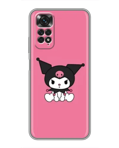Чехол для Xiaomi Redmi Note 11 / 11s с картинкой «Хмурая Kuromi»