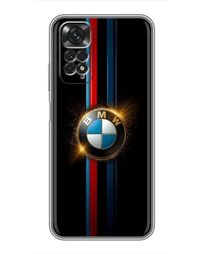 Чехол для Xiaomi Redmi Note 11 / 11s с картинкой «BMW M-Power неон»
