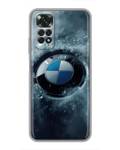 Чехол для Xiaomi Redmi Note 11 / 11s с картинкой «Логотип BMW — лед» Чехол для Xiaomi Redmi Note 11 / 11s с картинкой «Логотип BMW — лед»